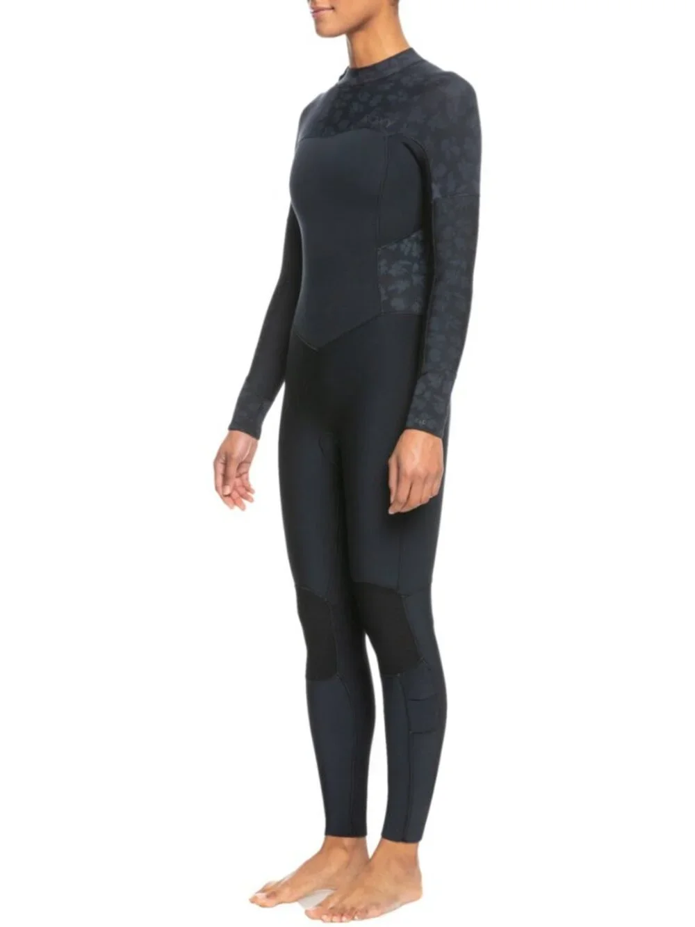 Roxy Swell Series 4/3mm Back-Zip Wetsuit - Black - Size 2